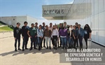 Visita al Laboratorio de Expresión Genética y Desarrollo en Hongos
