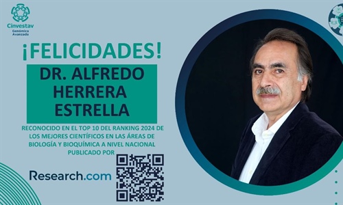 Alfredo Herrera Estrella en el top 10 del ranking de los mejores...