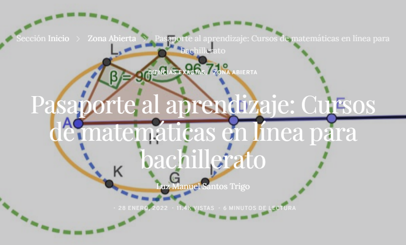 Pasaporte al aprendizaje: Cursos de matemáticas en línea para bachillerato