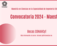 Admisión al programa de Maestría en ciencias 2024