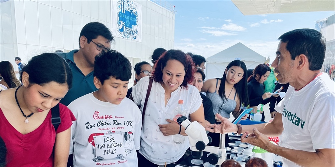 Un éxito el Día Abierto del Cinvestav Irapuato