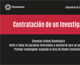 Contratación de un Investigador