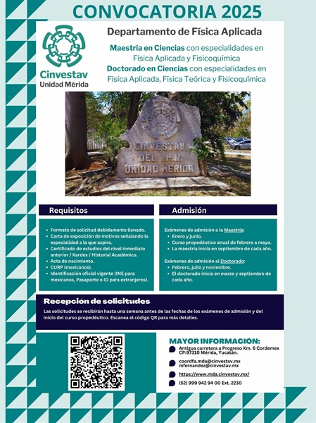 Maestría y Doctorado Física Aplicada