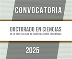 Doctorado 2025. Departamento de Investigaciones Educativas