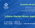 Maestría. Examen de grado