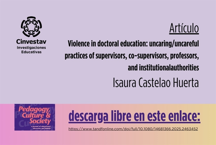 Violence in doctoral education: uncaring/uncareful practices of supervisors, co-supervisors, professors, and institutional authorities
