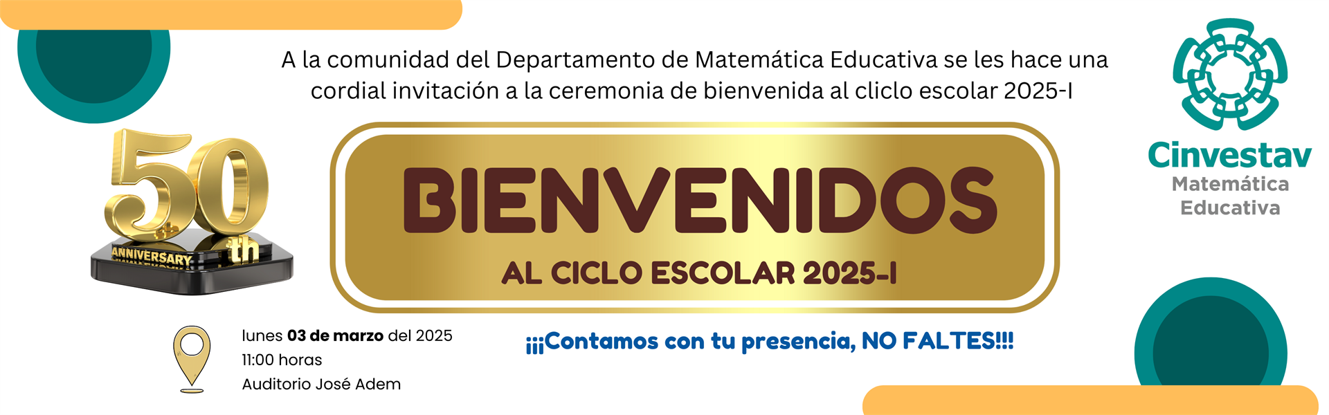 Ceremonia de Bienvenida al ciclo escolar 2025-1