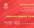 Doctorado. Examen de grado