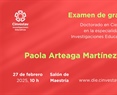 Doctorado. Examen de grado