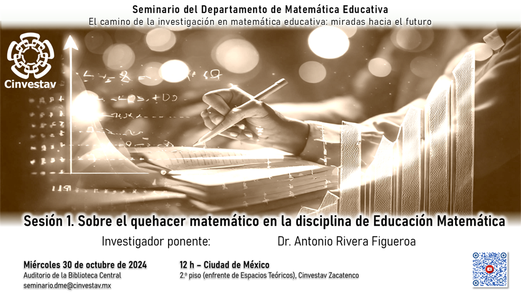 Seminario de Matemática Educativa 2024 -2025, Sesión I