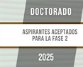 Aspirantes aceptados para la Fase 2