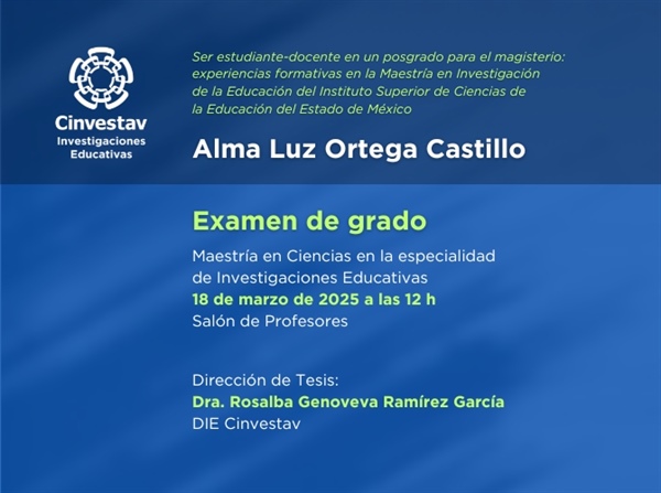 Maestría, examen de grado