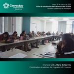 Visita de estudiantes de la Maestría del  ISCEEM