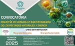Maestría en Ciencias en Sustentabilidad de los Recursos Naturales y Energía