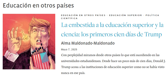 La embestida a la educación superior y la ciencia: los primeros cien días de Trump