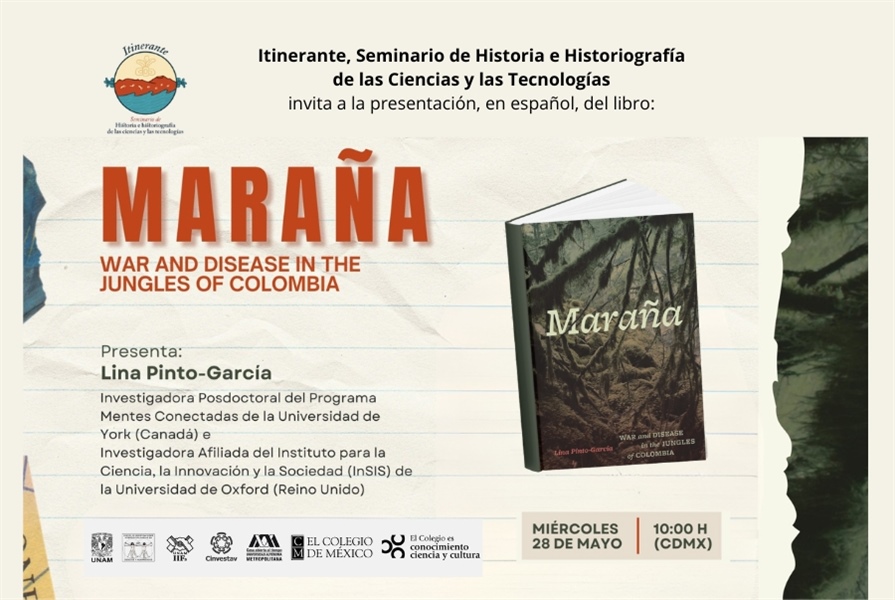 Presentación del libro: Maraña. War and disease in the jungles of Colombia