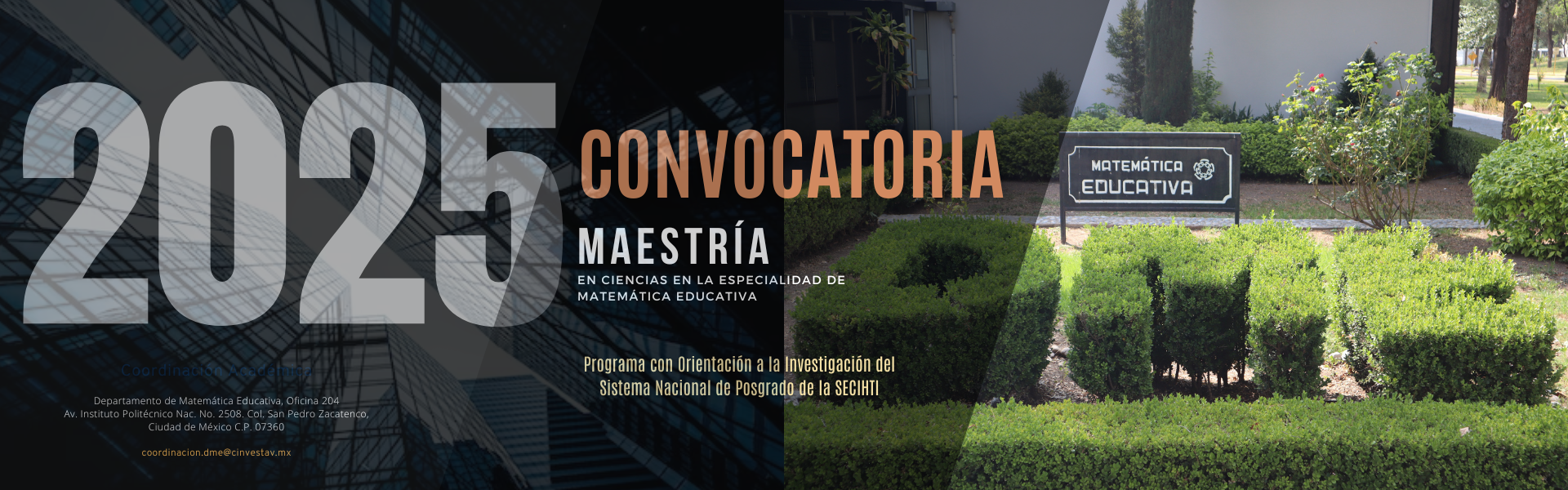 Convocatoria de Maestría 2025