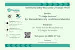 SEyT. Sesión 5. Trabajo docente. Eje: Mercado laboral y condiciones laborales