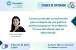 Construcción del conocimiento para el diseño de una política pública basada en la evidencia: El caso del etiquetado de advertencia.