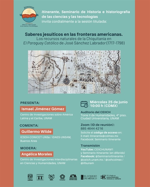 Saberes jesuíticos en las fronteras americanas. Los recursos naturales de la Chiquitanía en El Paraguay Católico de José Sánchez Labrador (1717-1798)