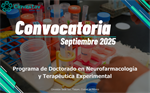Doctorado Septiembre 2025. Departamento de Farmacobiología