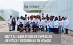 Visita al Laboratorio de Expresión Genética y Desarrollo en Hongos