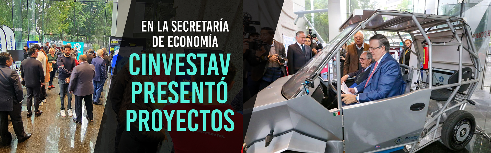 Cinvestav en la exposición de la Secretaría de Economía