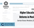 Higher Education Reforms in Mexico