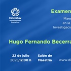 Maestría. Examen de grado