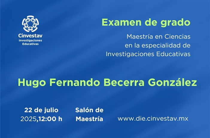 Maestría. Examen de grado