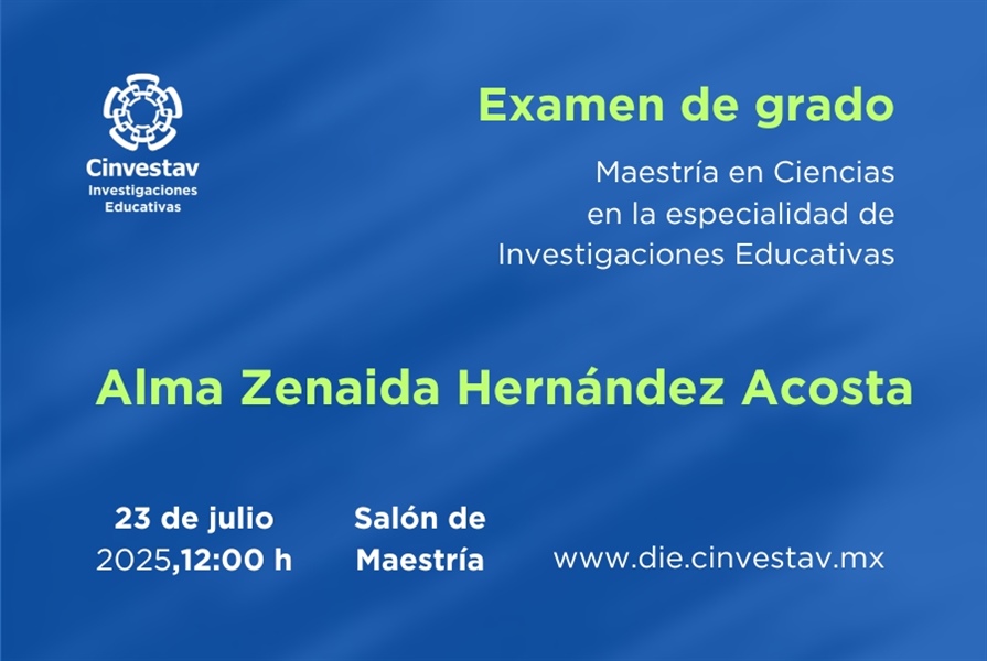 Maestría. Examen de grado