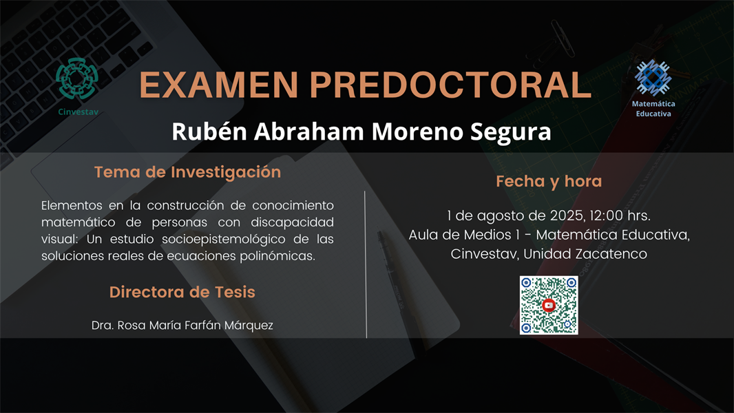 Examen predoctoral de  Rubén Abraham Moreno Segura