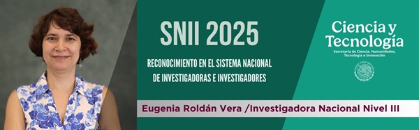 SNII 2025. Investigadora Nacional Nivel III