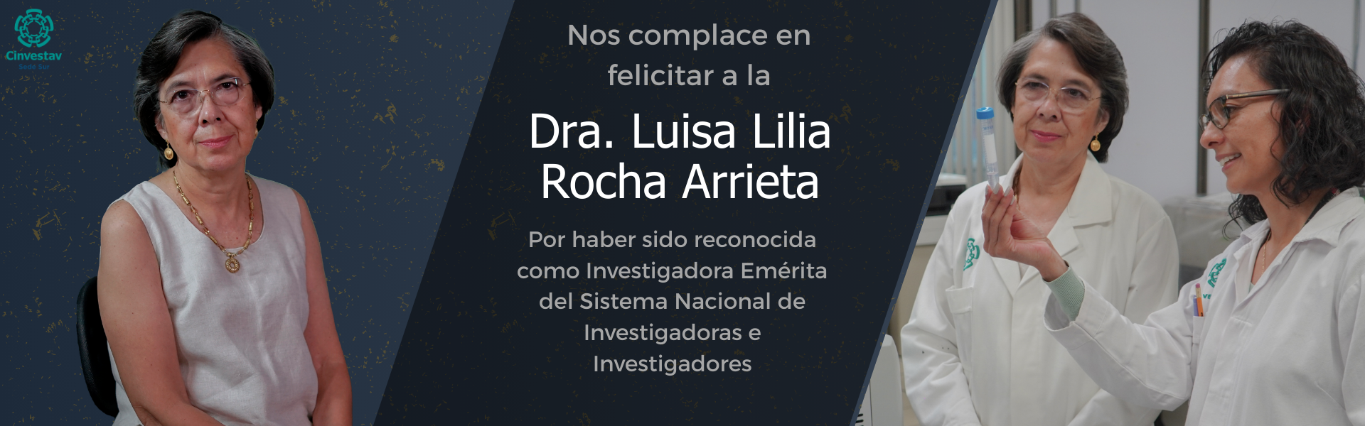 Felicitación a la Dra. Luisa Rocha
