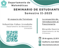 Seminario de Estudiantes del Departamento de Matemáticas del Cinvestav-IPN