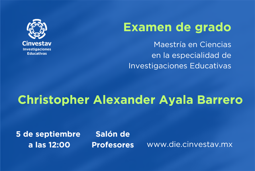 Maestría. Examen de grado