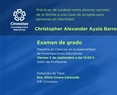 Maestría. Examen de grado