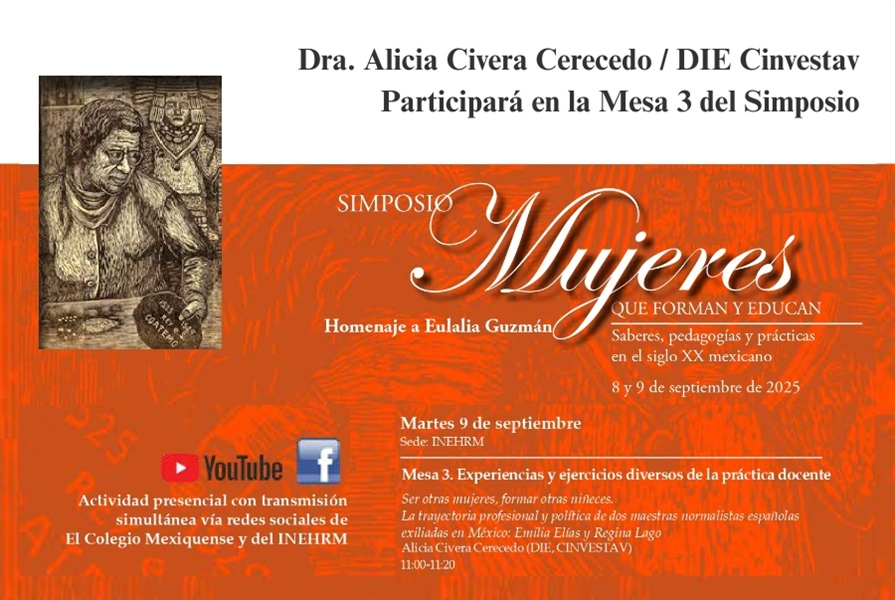 Simposio “Mujeres que forman y educan”. Mesa 3: Experiencias y ejercicios diversos de la práctica docente