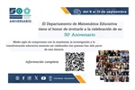 50 aniversario del Depto. de Matemática Educativa Mesa 5: Mujeres que cuentan: la academia en clave de género