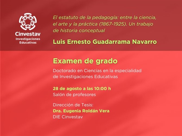 Doctorado. Examen de grado