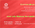 Doctorado. Examen de grado