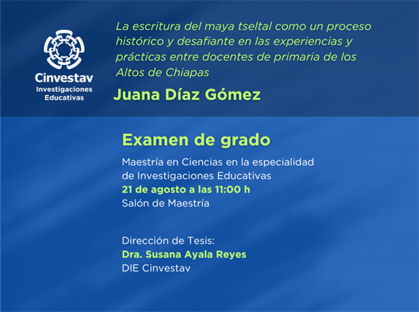 Maestría. Examen de grado