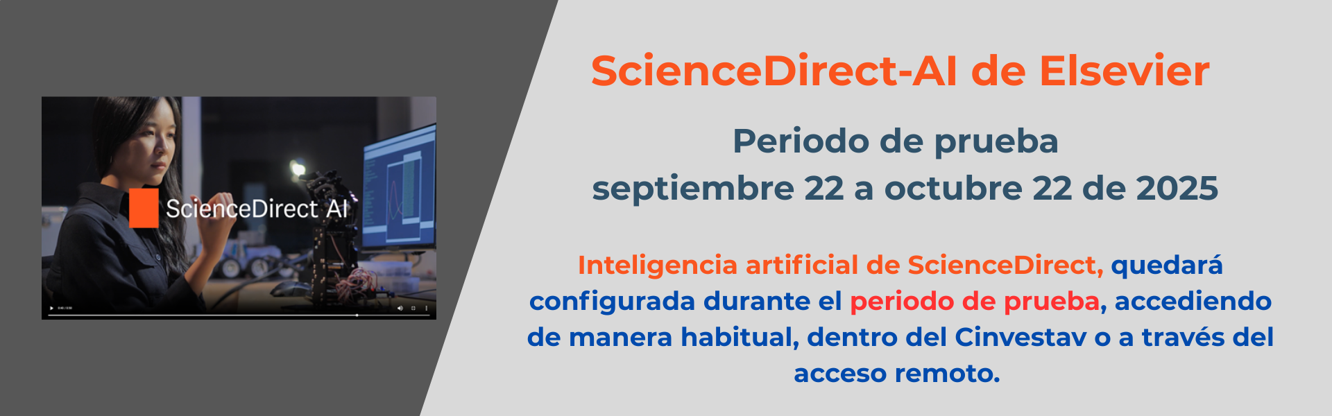 Periodo de Prueba ScienceDirect-AI