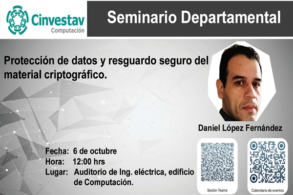 Protección de datos y resguardo seguro del material criptográfico