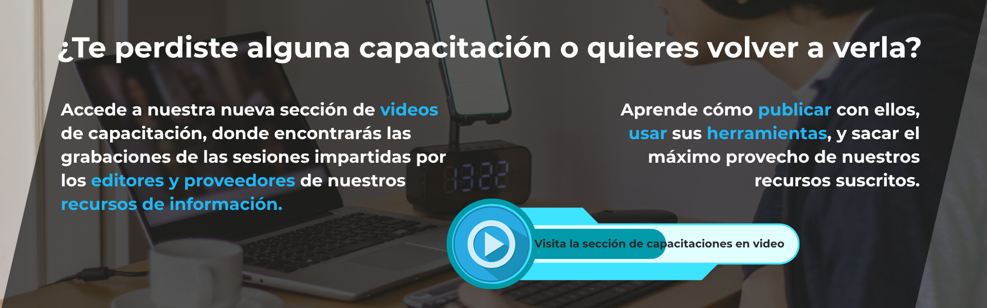 Sección de videos
