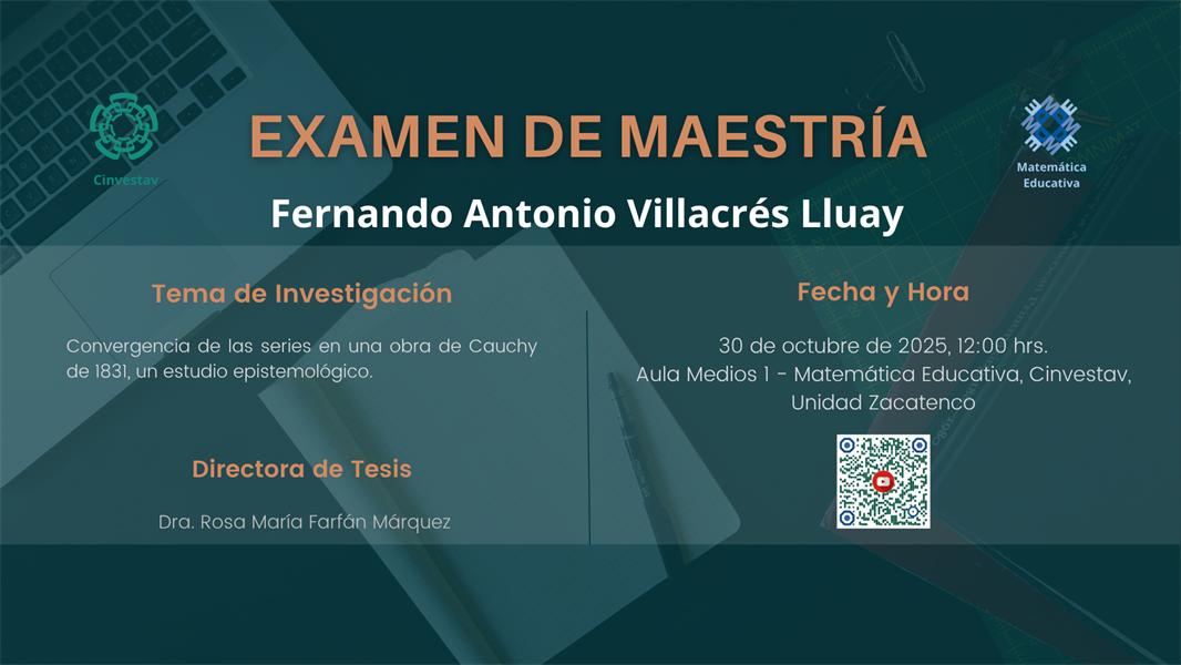EXAMEN DE MAESTRÍA  de Fernando Antonio Villacrés Lluay