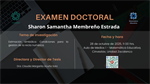 Examen doctoral de Sharon Samantha Membreño Estrada