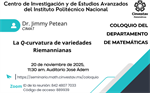 Coloquio del Departamento de Matemáticas