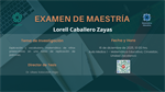 Examen de MAESTRÍA Lorell Caballero Zayas