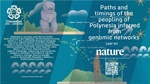 Paths and timings of the peopling of Polynesia inferred from genomic networks